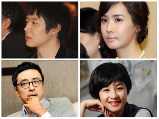 (왼쪽부터 시계방향)박유천, 이다해, 강혜정, 김승우 ⓒ머니투데이 스타뉴스