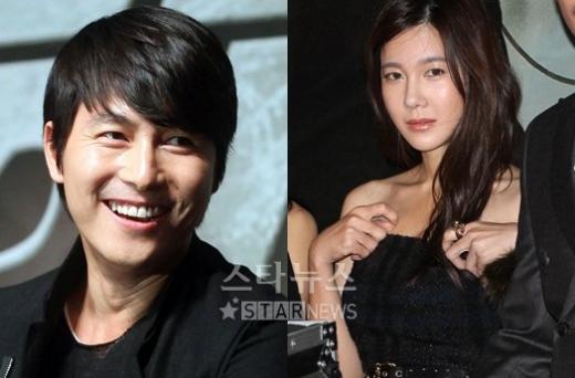 정우성(왼쪽)과 이지아ⓒ머니투데이 스타뉴스