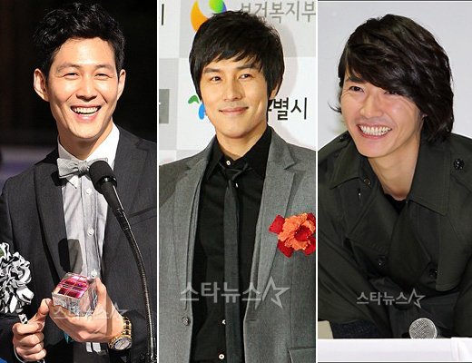 배우 이정재, 김동완, 윤상현(왼쪽부터) ⓒ머니투데이 스타뉴스