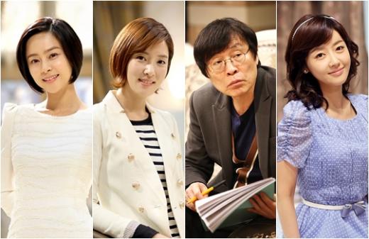 사진 왼쪽부터 '남자를 믿었네'의 우희진, 왕빛나, 이은규PD, 이다인 <사진=MBC>