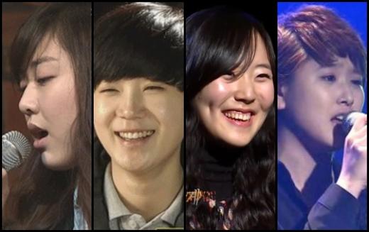 (왼쪽부터)권리세, 김혜리, 백세은, 정희주 ⓒMBC '스타오디션 위대한 탄생' 방송 화면