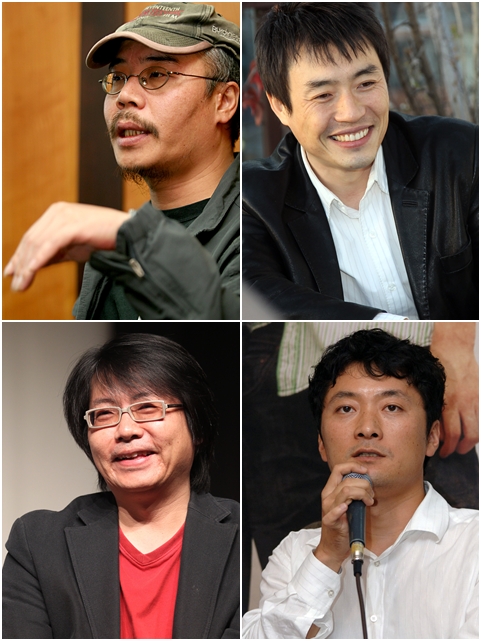사진 왼쪽 위부터 시계방향으로 이명세, 류승완, 김현석, 권칠인 감독 ⓒ머니투데이 스타뉴스