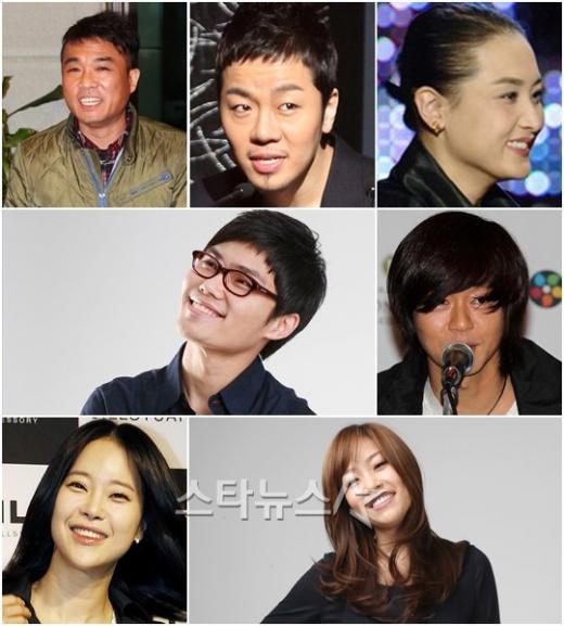'나는 가수다' 출연 가수들 김건모, 정엽, 이소라, 김범수, 윤도현, 백지영, 박정현 ⓒ사진=스타뉴스 