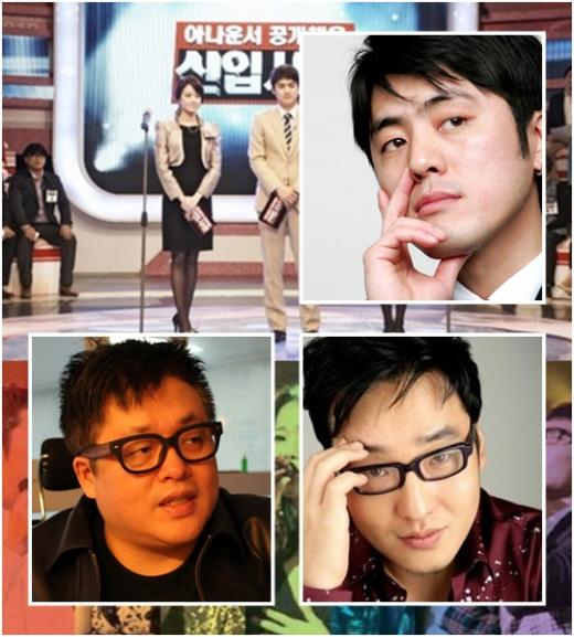 '신입사원'과 '나는 가수다'(사진 뒤 배경), 심현보, 윤일상, 김형석(사진 위 부터 시계방향)ⓒMBC(사진 뒤 배경), 머니투데이 스타뉴스