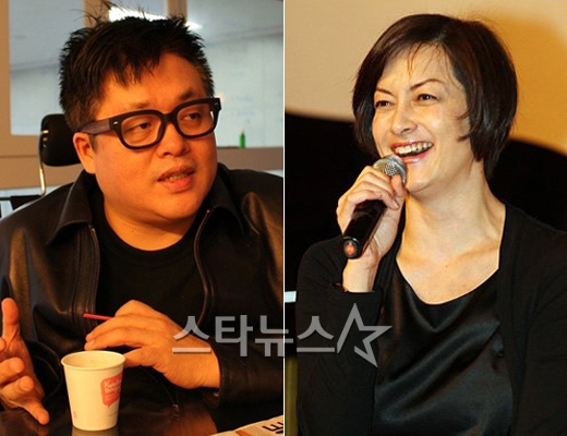 작곡가 김형석(왼쪽)과 뮤지컬 음악감독 박칼린 ⓒ머니투데이 스타뉴스<br /><br />
