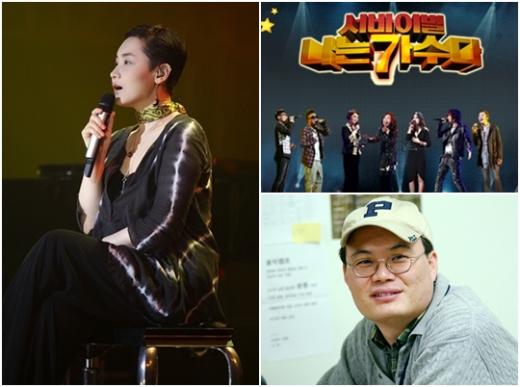 가수 이소라(왼쪽)와 '나는 가수다'의 신임 연출자 신정수 PD(오른쪽 아래)