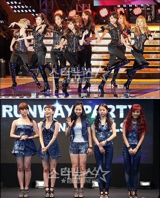 걸그룹 소녀시대(위)와 원더걸스. ⓒ머니투데이 스타뉴스