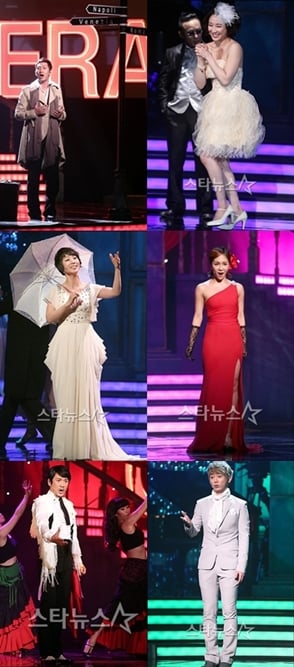 '오페라스타' 남은 6인, 김창렬(왼쪽 위, 시계방향으로)선데이 임정희 테이 JK김동옥 문희옥ⓒ머니투데이 스타뉴스