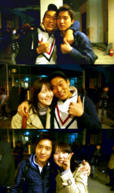 ▲ 손진영·조형우(위), 백새은·손진영, 조형우·백새은 ⓒ출처=손진영 미투데이