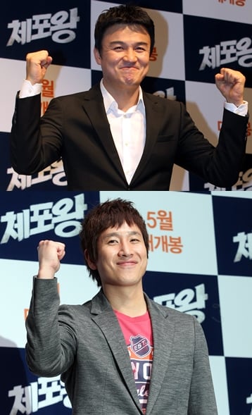 박중훈(위)과 이선균ⓒ홍봉진기자 honggga@
