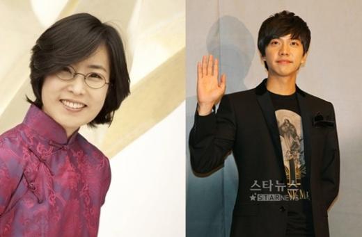 이선희(왼쪽)와 이승기 