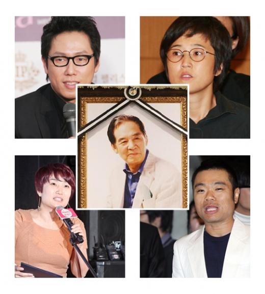 김인문(가운데), 윤종신, 송은이. 정종철, 박경림(왼쪽 위 부터 시계방향)ⓒ이기범 기자(가운데), 홍기원 기자, 송희진 기자songhj@, 양동욱 인턴기자 dwyang@, 홍봉진기자 honggga@(왼쪽 위 부터 시계 방향)