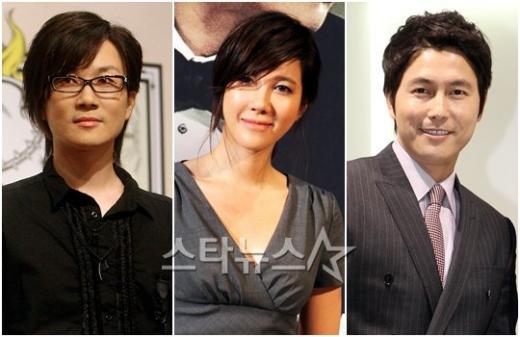 서태지 이지아 정우성(왼쪽부터)
