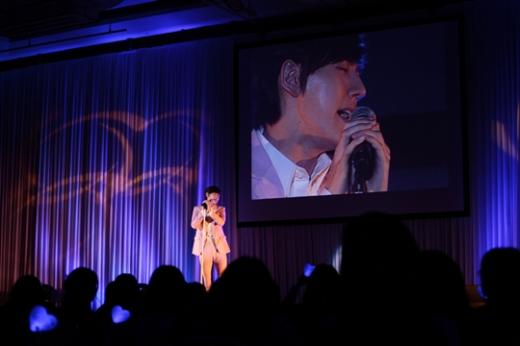일본에서 개최한 자선 디너쇼에 참석한 박해진 ⓒ사진=더블유엠컴퍼니