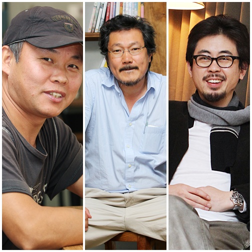 사진 왼쪽부터 김기덕, 홍상수, 나홍진 감독 ⓒ머니투데이 스타뉴스