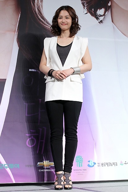 MBC 새 월화극 '미스 리플리' 제작발표회에 참석한 강혜정 ⓒ사진=이기범 기자 