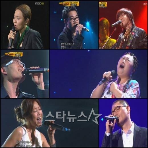 MBC '나는가수다' 출연 가수들