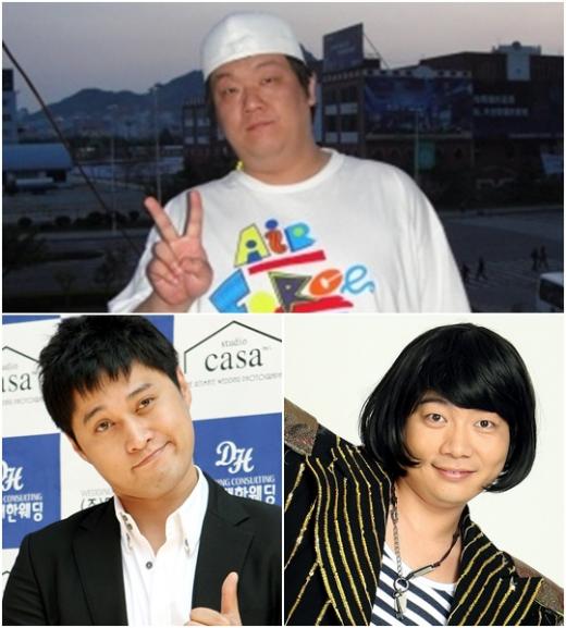 유민상(위), 송준근과 김재욱ⓒ유민상 미니홈피(위), 홍봉진 기자 honggga@