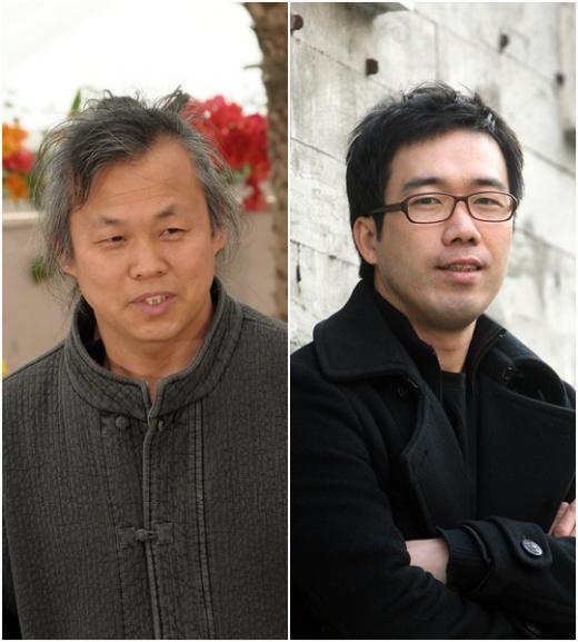 왼쪽부터 김기덕 감독과 장훈 감독. 어색한 사제 관계인 두 사람의 영화가 올 여름 차례로 개봉한다.