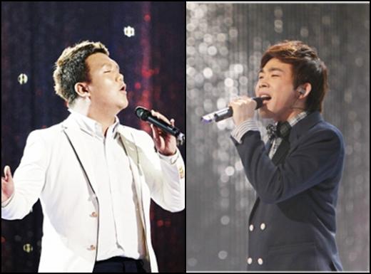 이태권(왼쪽)과 백청강 ⓒ사진=MBC '스타오디션 위대한 탄생' 방송화면 