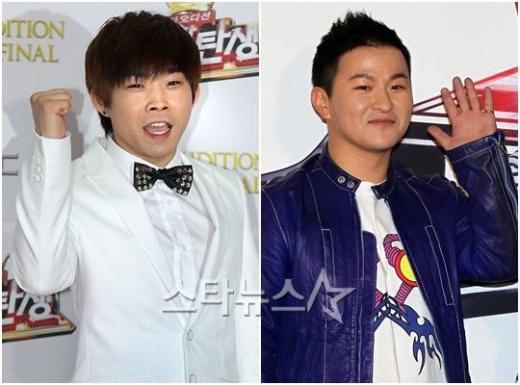 백청강(왼쪽)과 허각 ⓒ머니투데이 스타뉴스