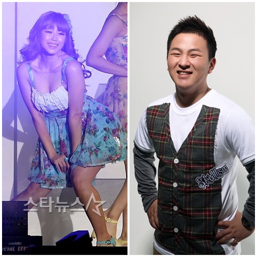 왼쪽부터 시크릿 효성, 허각