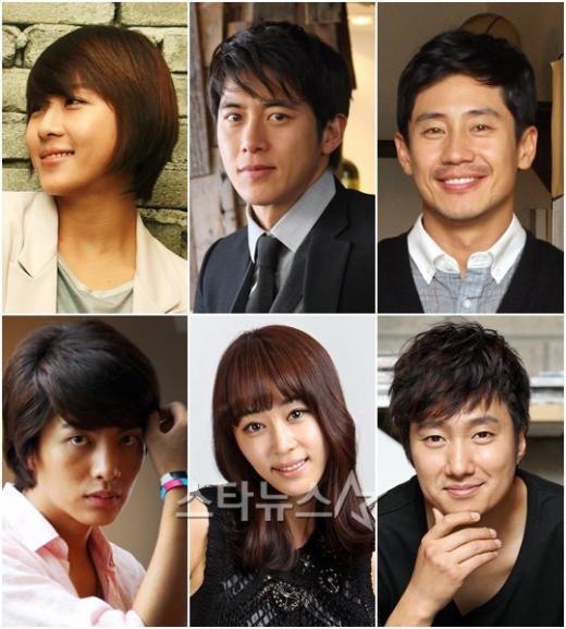 왼쪽 상단부터 시계방향으로 하지원 고수 신하균 박해일 강예원 이민기 등 올 여름 100억 영화를 대표하는 배우들. 