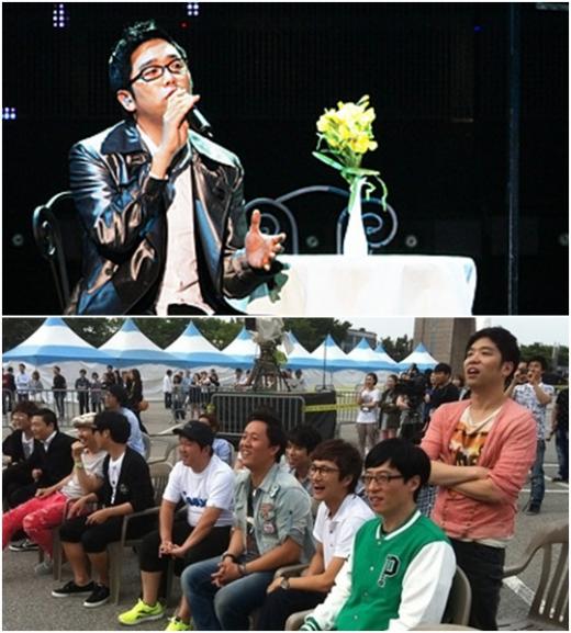 이적(위), MBC '무한도전' 서해안 고속도로 가요제 녹화 현장ⓒ사진=머니투데이 스타뉴스(위), 길 트위터 