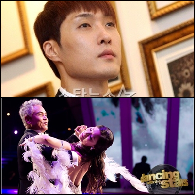 김기수(위)-MBC '댄싱위드더스타'의 한 장면