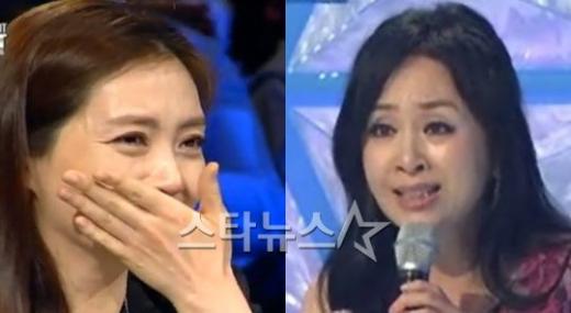 왼쪽부터 '코갓탤'의 송윤아, '키앤크'의 박해미 심사위원.