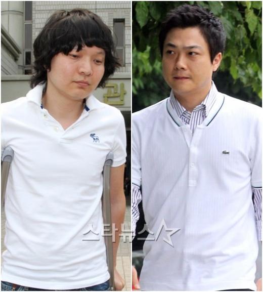 신정환(왼쪽)과 이성진 ⓒ머니투데이 스타뉴스