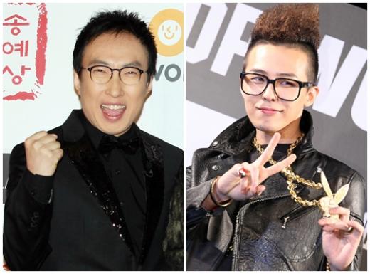 박명수(왼쪽)와 지드래곤 ⓒ머니투데이 스타뉴스