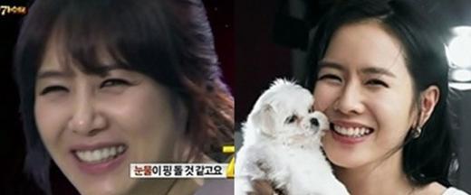 옥주현과 손예진ⓒ인터넷 커뮤니티