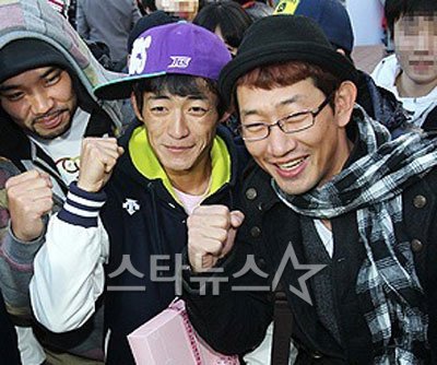 지난 2010 대학수학능력시험 당시 한민관(왼쪽)과 김창렬 ⓒ머니투데이 스타뉴스