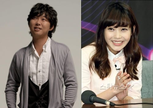 가수 변진섭(왼쪽)과 아이유 