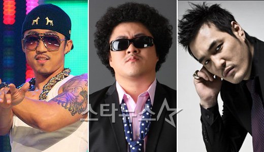 래퍼 주석, 데프콘, L.E.O(사진 왼쪽부터) ⓒ머니투데이 스타뉴스