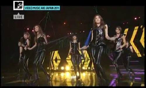 소녀시대 <화면캡처=MTV재팬>