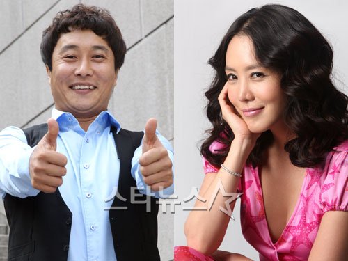 개그맨 김병만(왼쪽)과 배우 김정은 ⓒ머니투데이 스타뉴스