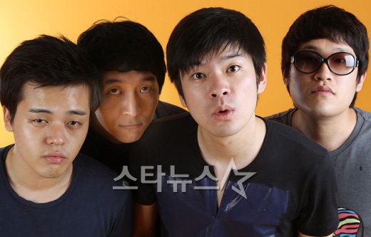 밴드 장기하와 얼굴들의 김현호, 정중엽, 장기하, 이종민(사진 왼쪽부터) ⓒ송지원 기자