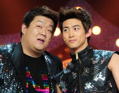 택연(오른쪽)과 유민상 <사진=KBS>