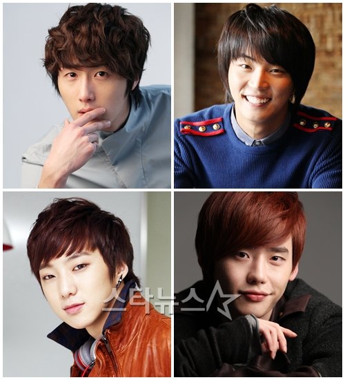 ▲ 정일우, 윤시윤, 이종석, 강승윤 (왼쪽 위부터 시계방향으로) ⓒ이명근 기자 qwe123@, 류승희 기자 grsh15@