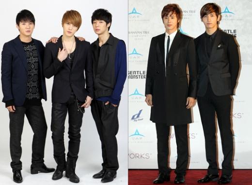 그룹 JYJ와 동방신기 ⓒ사진=이명근 기자, 이기범 기자