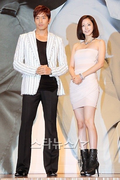 '스파이명월'의 에릭(왼쪽)과 한예슬 ⓒ사진=이기범 기자