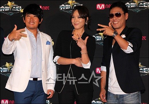 '슈퍼스타K3'의 심사위원 이승철, 윤미래, 윤종신(왼쪽부터) ⓒ사진=이명근 기자