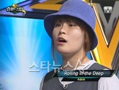 신지수 <화면캡처=Mnet '슈퍼스타k3'>