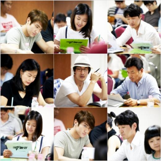 KBS 2TV '포세이돈' 대본연습 현장 ⓒ사진=에넥스 텔레콤 제공<br /><br />
