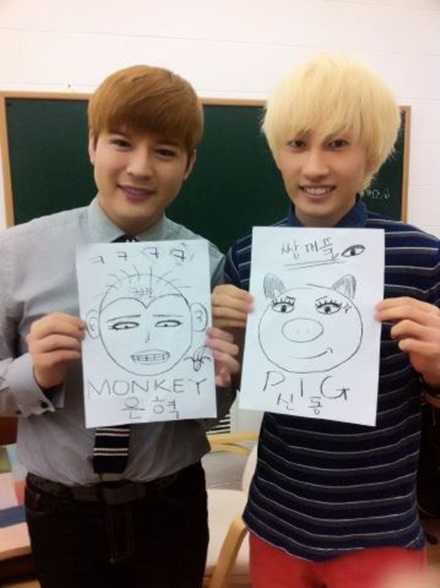 신동(왼쪽)과 은혁 ⓒ출처= 신동 트위터