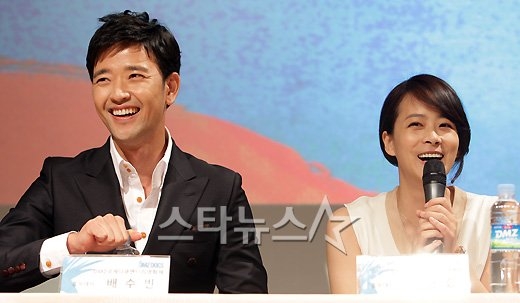 배수빈(왼쪽)과 류현경 ⓒ사진=이기범 기자 