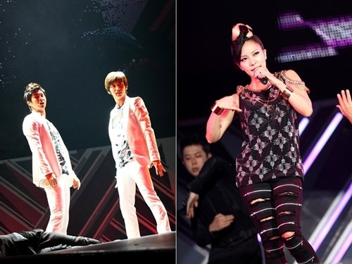 동방신기(왼쪽)와 보아 ⓒ사진=SM엔터테인먼트 제공 