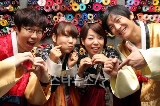 (왼쪽부터)추대엽, 김세아, 정명옥, 정성호 ⓒ사진=임성균 기자 tjdrbs23@ 